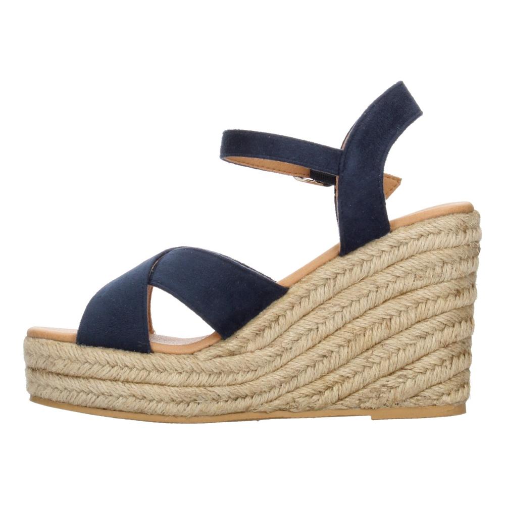 Foto 5 pulgar | Sandalias Berlin Azul Marino Para Mujer [bli41] Beige