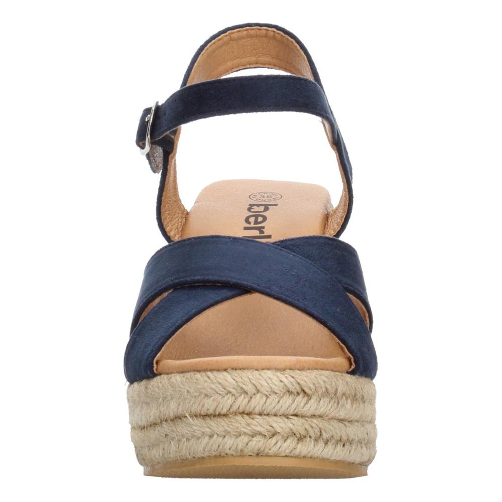 Foto 7 pulgar | Sandalias Berlin Azul Marino Para Mujer [bli41] Beige