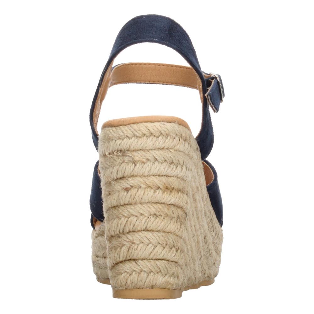 Foto 8 pulgar | Sandalias Berlin Azul Marino Para Mujer [bli41] Beige