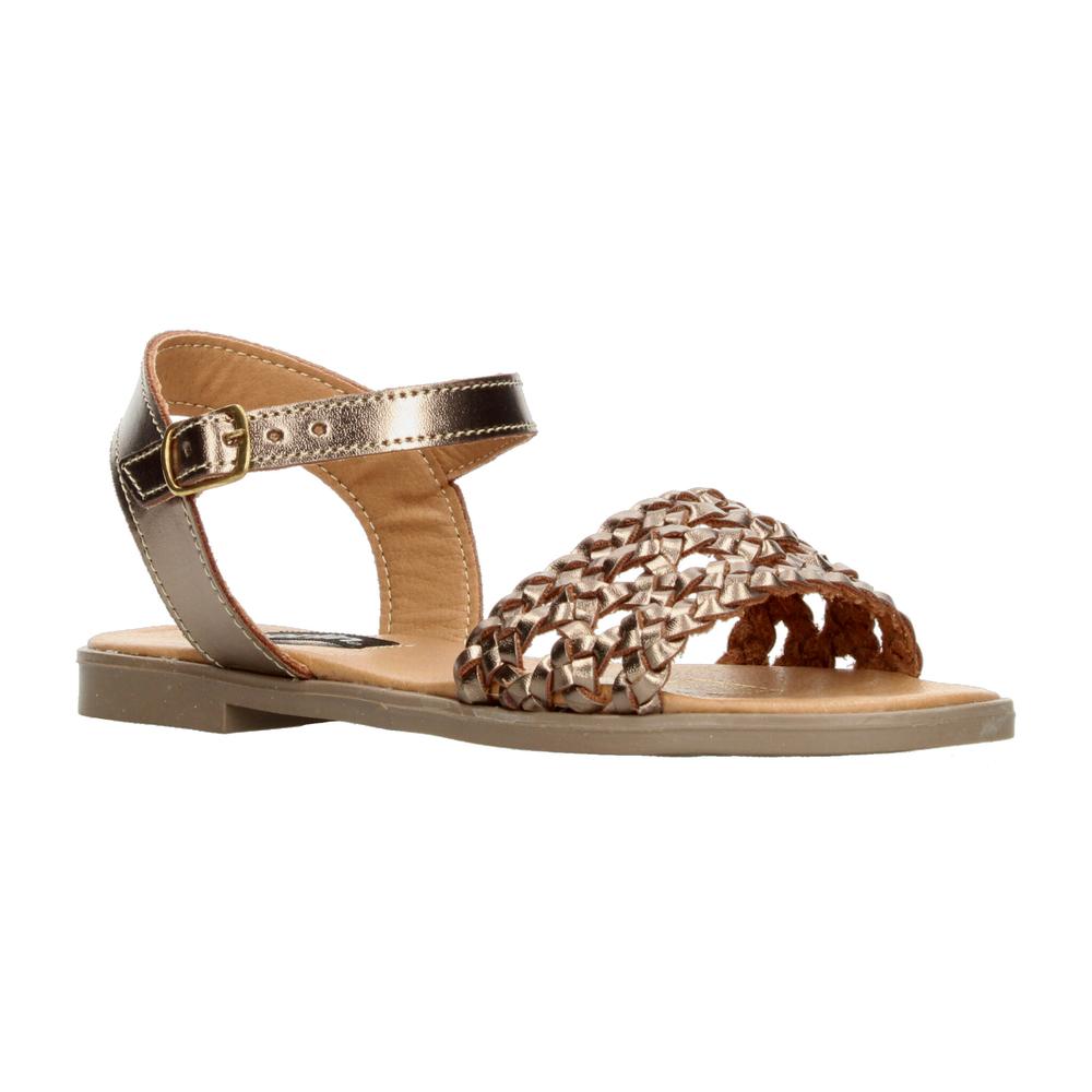 Foto 3 pulgar | Sandalias Berlin Dorado Para Mujer [bli183] Dorado