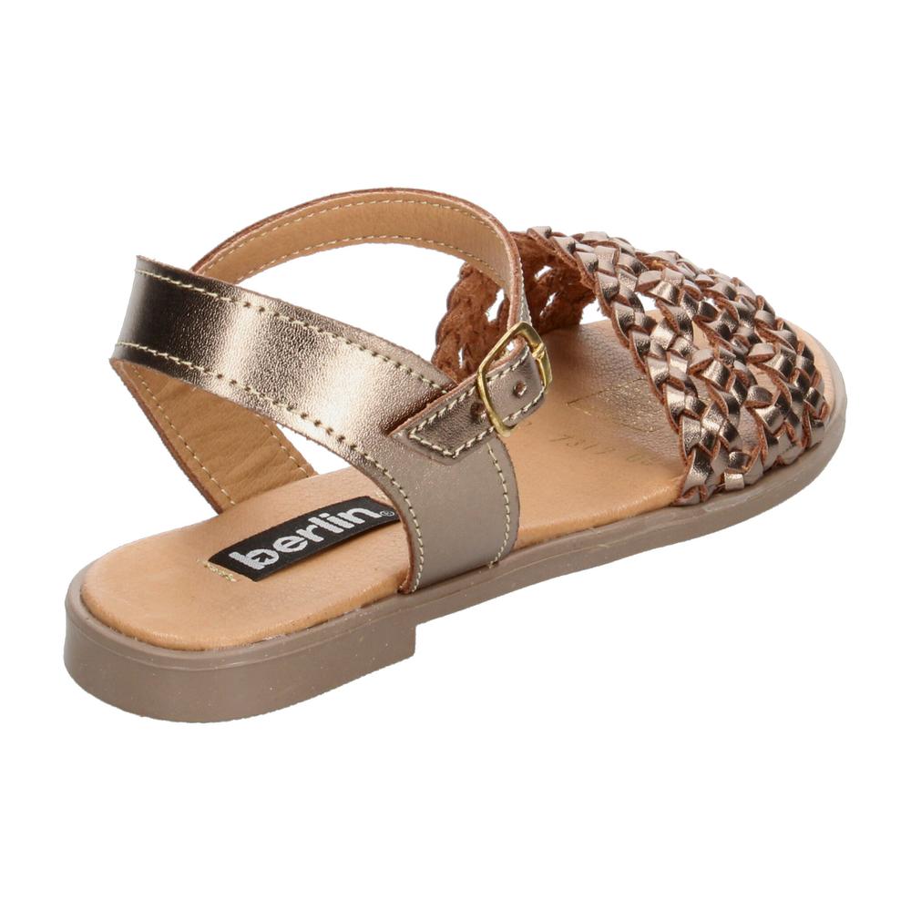 Foto 4 pulgar | Sandalias Berlin Dorado Para Mujer [bli183] Dorado