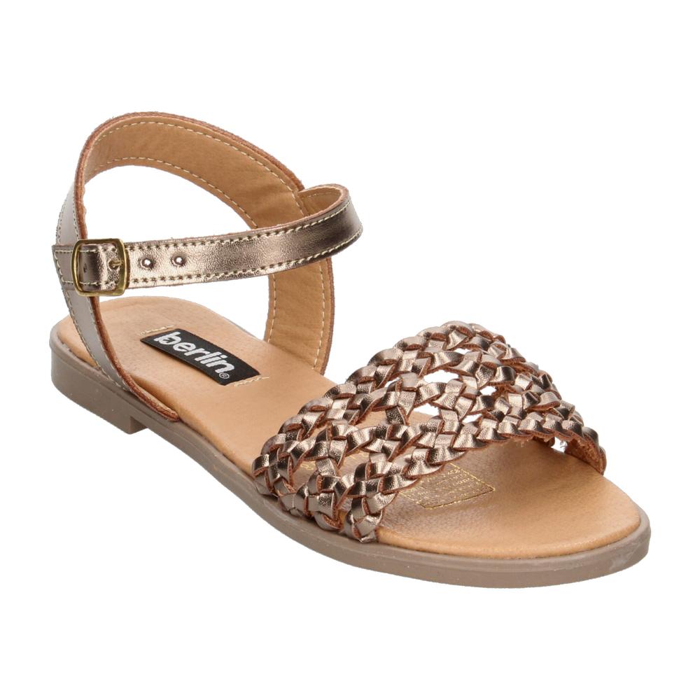 Foto 5 pulgar | Sandalias Berlin Dorado Para Mujer [bli183] Dorado