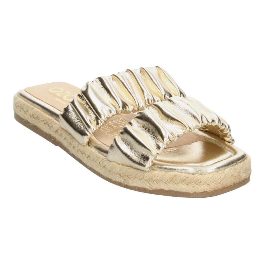 Foto 4 pulgar | Sandalias Ozono Dorado Para Mujer [ozo2851] Dorado