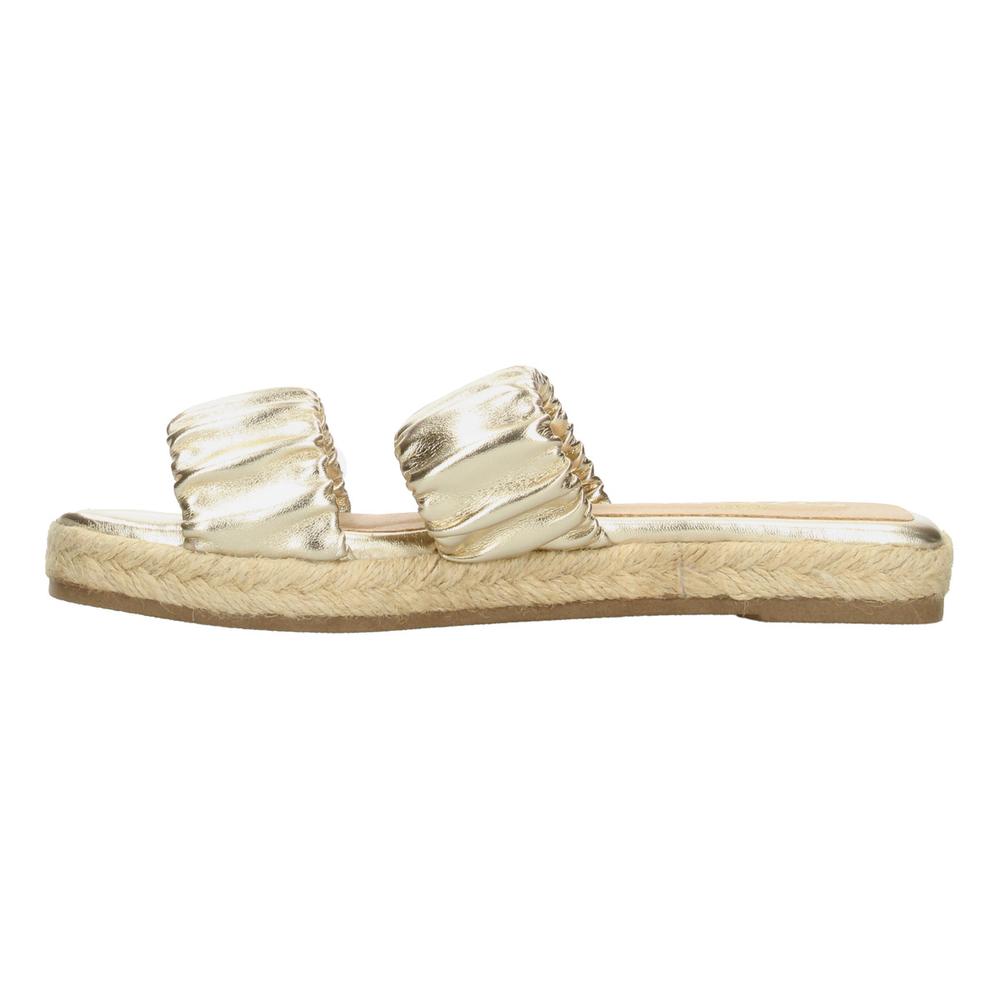 Foto 5 pulgar | Sandalias Ozono Dorado Para Mujer [ozo2851] Dorado