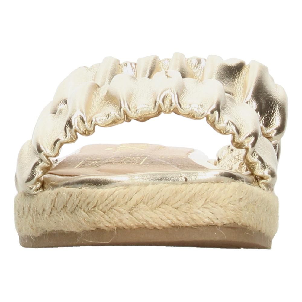 Foto 7 pulgar | Sandalias Ozono Dorado Para Mujer [ozo2851] Dorado