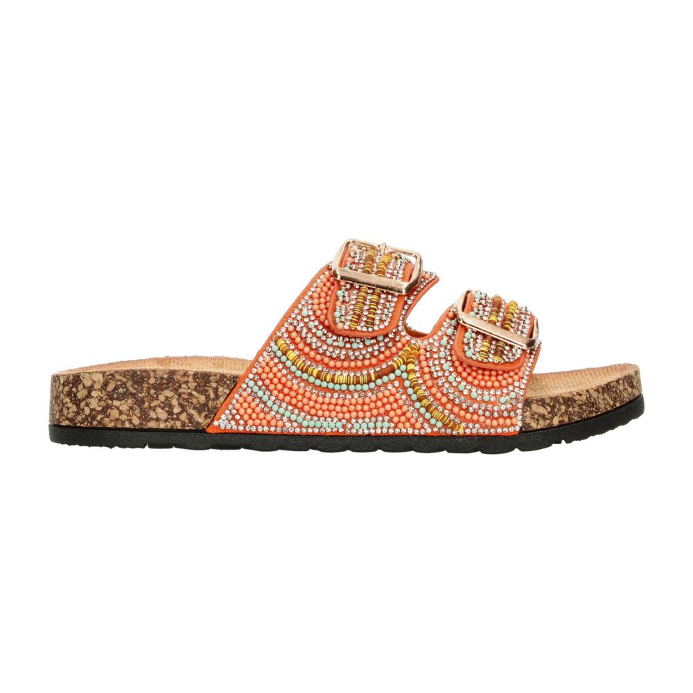 Foto 1 | Sandalia Berlin Mujer Naranja (bli181) Naranja