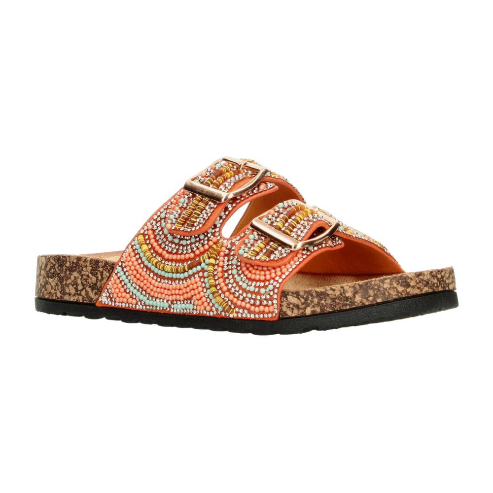 Foto 3 pulgar | Sandalia Berlin Mujer Naranja (bli181) Naranja
