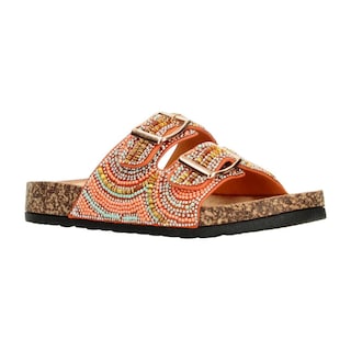 Foto 2 | Sandalia Berlin Mujer Naranja (bli181) Naranja