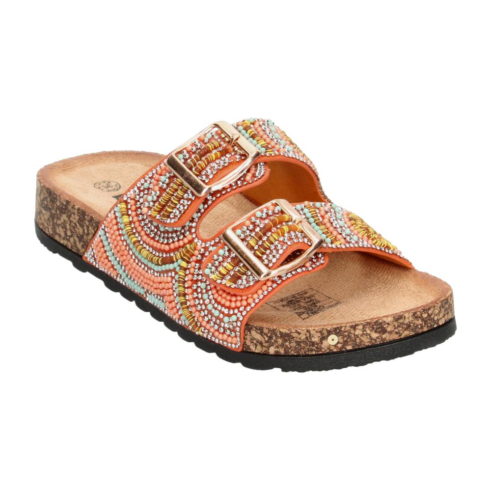 Foto 5 pulgar | Sandalia Berlin Mujer Naranja (bli181) Naranja
