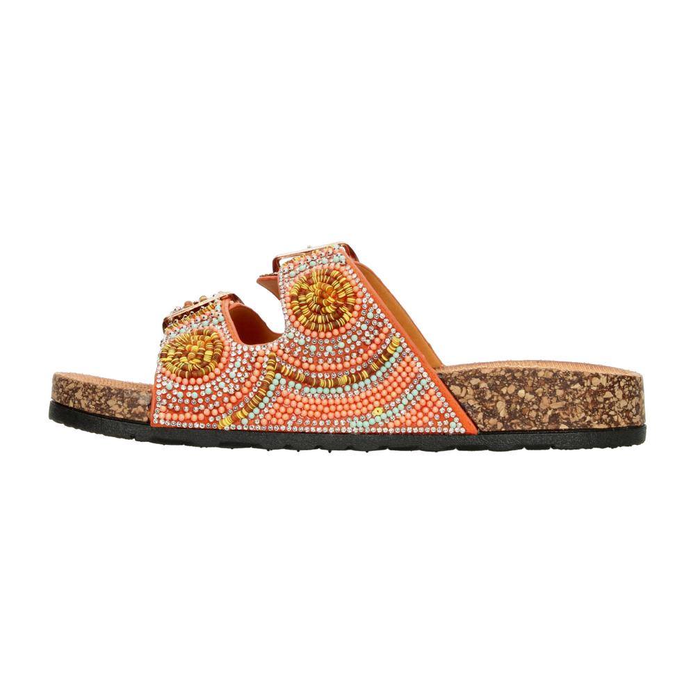 Foto 5 | Sandalia Berlin Mujer Naranja (bli181) Naranja