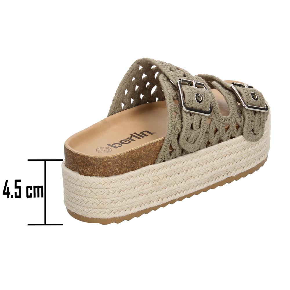 Foto 4 pulgar | Sandalias Berlin Verde Para Mujer [bli189] Verde