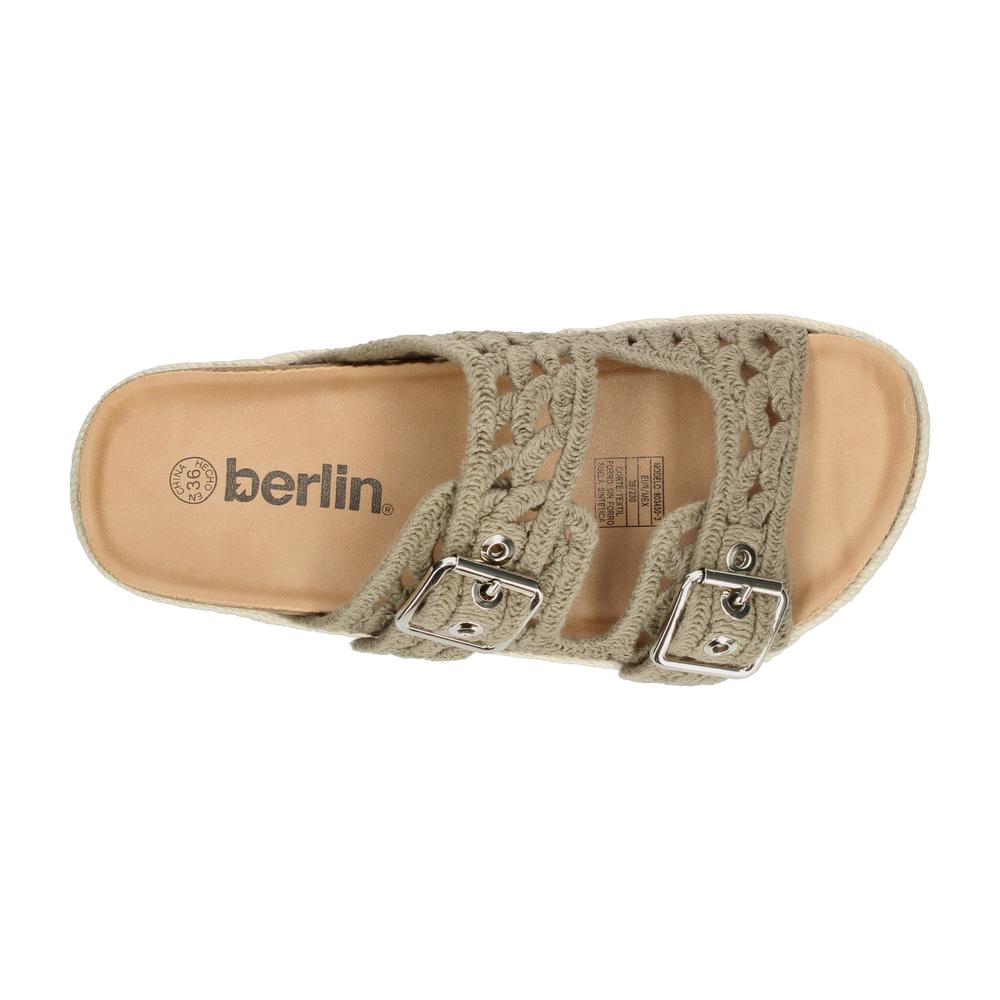 Foto 9 pulgar | Sandalias Berlin Verde Para Mujer [bli189] Verde
