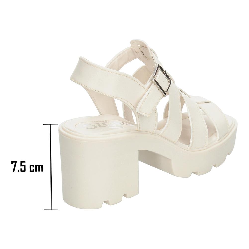 Foto 4 pulgar | Sandalias Ozono Latte Para Mujer [ozo2849] Beige