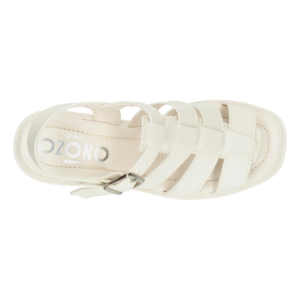 Foto 8 | Sandalias Ozono Latte Para Mujer [ozo2849] Beige