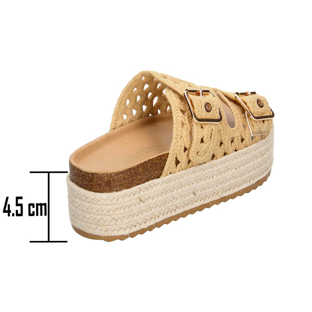 Foto 4 pulgar | Sandalias Berlin Cafe Para Mujer [bli188] Cafe