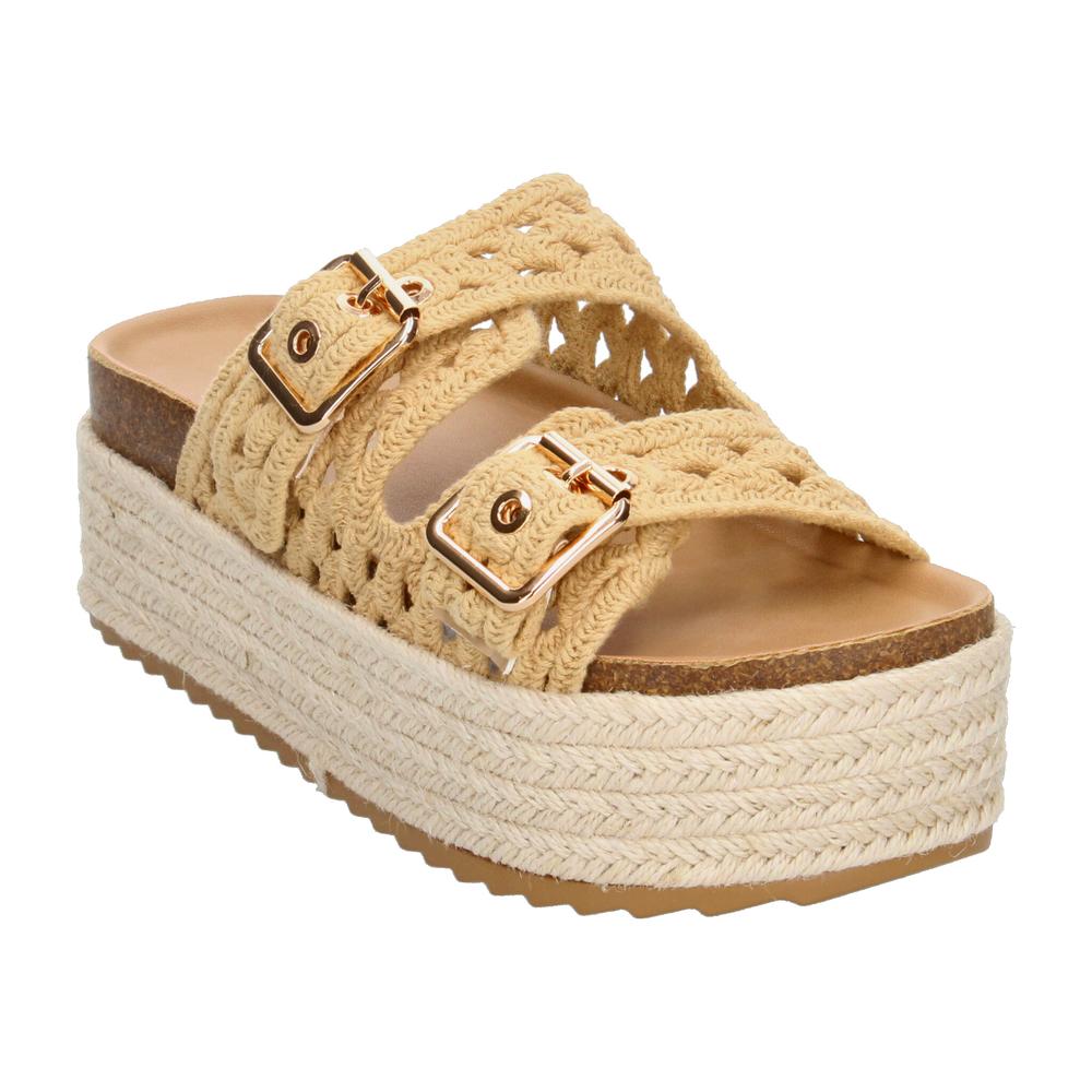 Foto 4 | Sandalias Berlin Cafe Para Mujer [bli188] Cafe