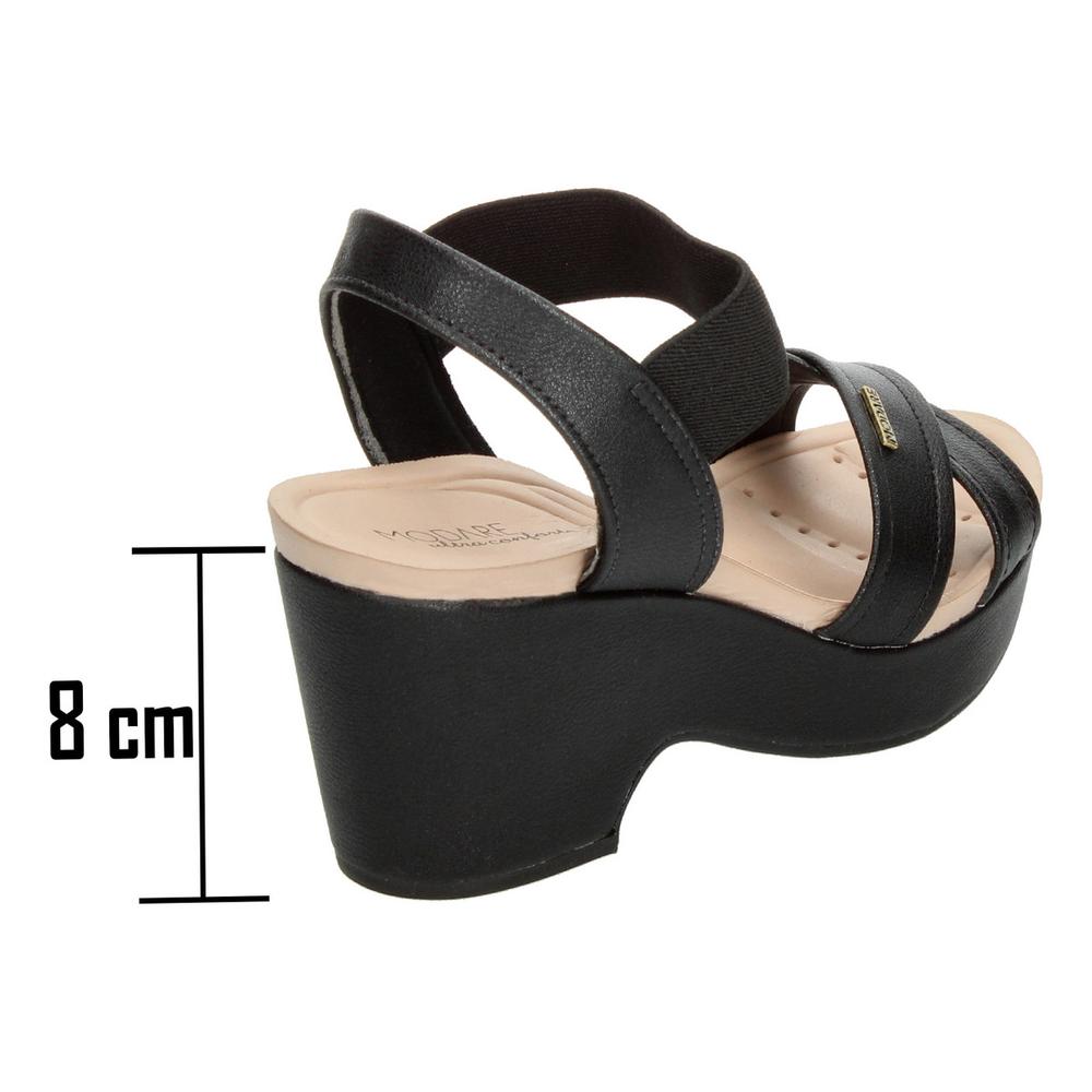 Foto 4 pulgar | Sandalias Modare Negro Para Mujer [mod72] Negro