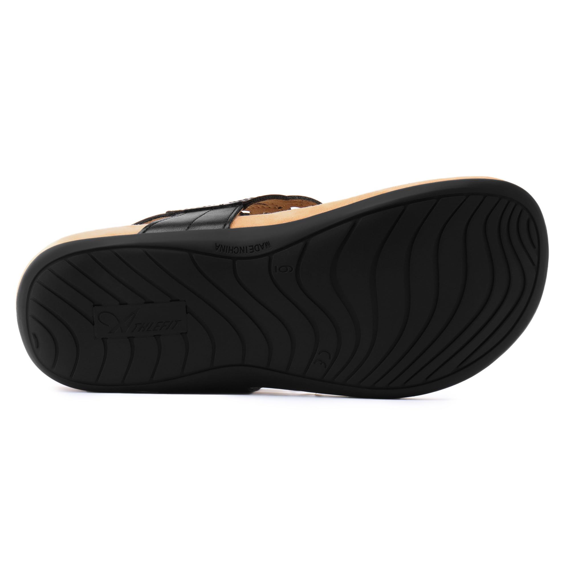 Foto 4 pulgar | Sandalias Ortopédicas Athlefit Arch Support Para Mujer, Color Negro, 8.5 - Venta Internacional.