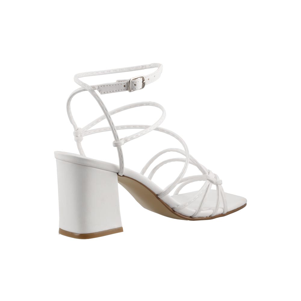 Foto 4 pulgar | Sandalia Mujer Miracol By Mama Lola 10246 Blanco Sandalia Mujer Tacon Ancho Dama Talla 23 A 26 E