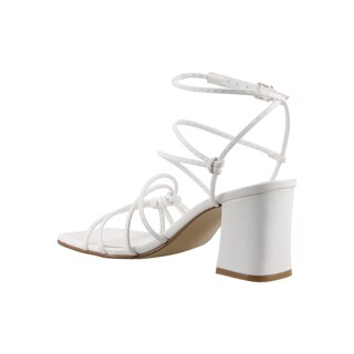 Foto 4 | Sandalia Mujer Miracol By Mama Lola 10246 Blanco Sandalia Mujer Tacon Ancho Dama Talla 23 A 26 E