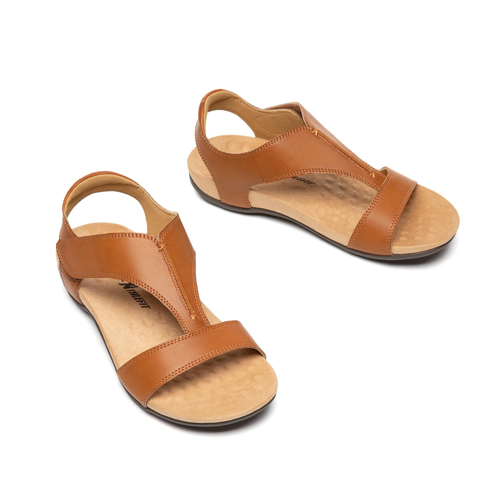 Foto 6 pulgar | Sandalias Athlefit, Ortopédicas, De Verano, Con Soporte En Arco Bronceado Para Mujer, 8 - Venta Internacional.