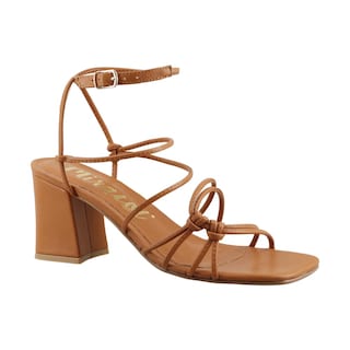 Foto 2 | Sandalia Mujer Miracol By Mama Lola 10246 Ladrillo Sandalia Mujer Tacon Ancho Dama Talla 23 A 26 E