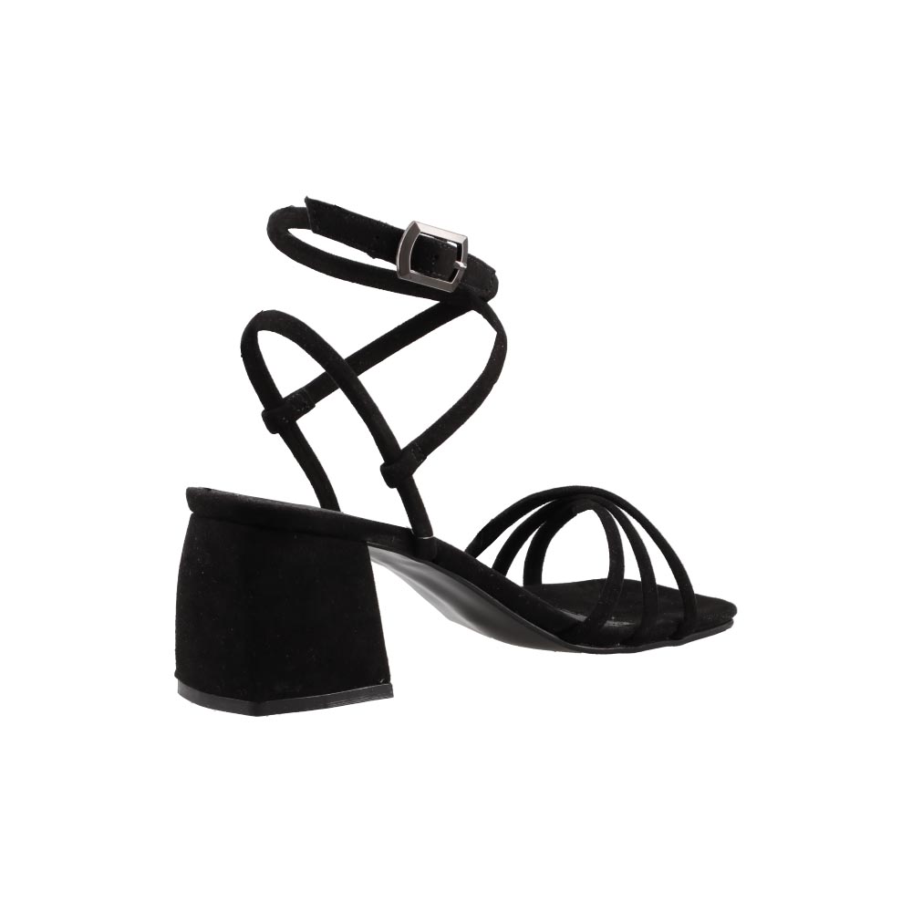 Foto 4 pulgar | Sandalia Mujer Miracol By Mama Lola 10247 Negro Sandalia Mujer Tacon Ancho Dama Talla 23 A 26 E