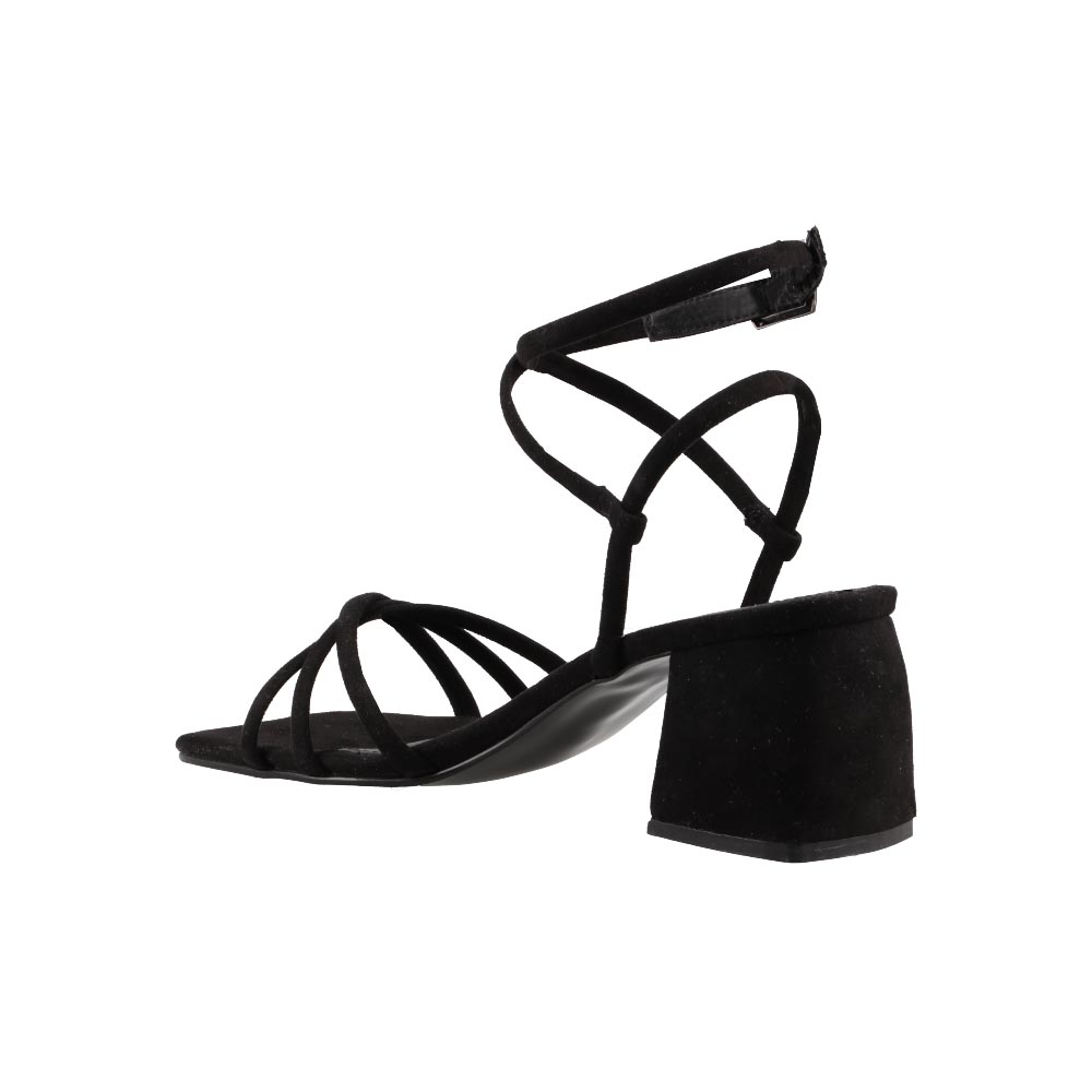 Foto 5 pulgar | Sandalia Mujer Miracol By Mama Lola 10247 Negro Sandalia Mujer Tacon Ancho Dama Talla 23 A 26 E