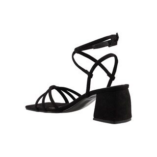 Foto 4 | Sandalia Mujer Miracol By Mama Lola 10247 Negro Sandalia Mujer Tacon Ancho Dama Talla 23 A 26 E