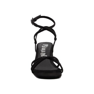 Foto 5 | Sandalia Mujer Miracol By Mama Lola 10247 Negro Sandalia Mujer Tacon Ancho Dama Talla 23 A 26 E