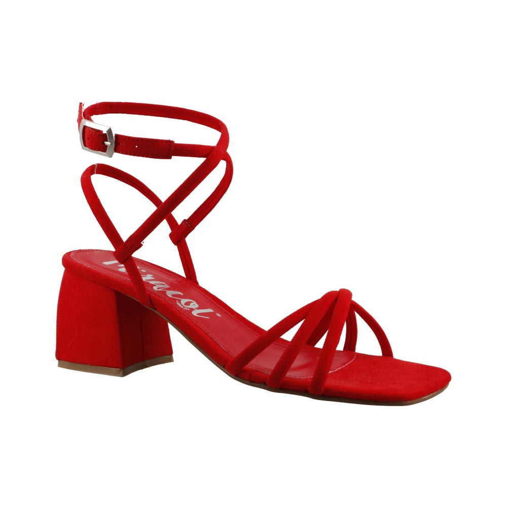 Foto 2 | Sandalia Mujer Miracol By Mama Lola 10247 Flama Sandalia Mujer Tacon Ancho Dama Talla 23 A 26 E