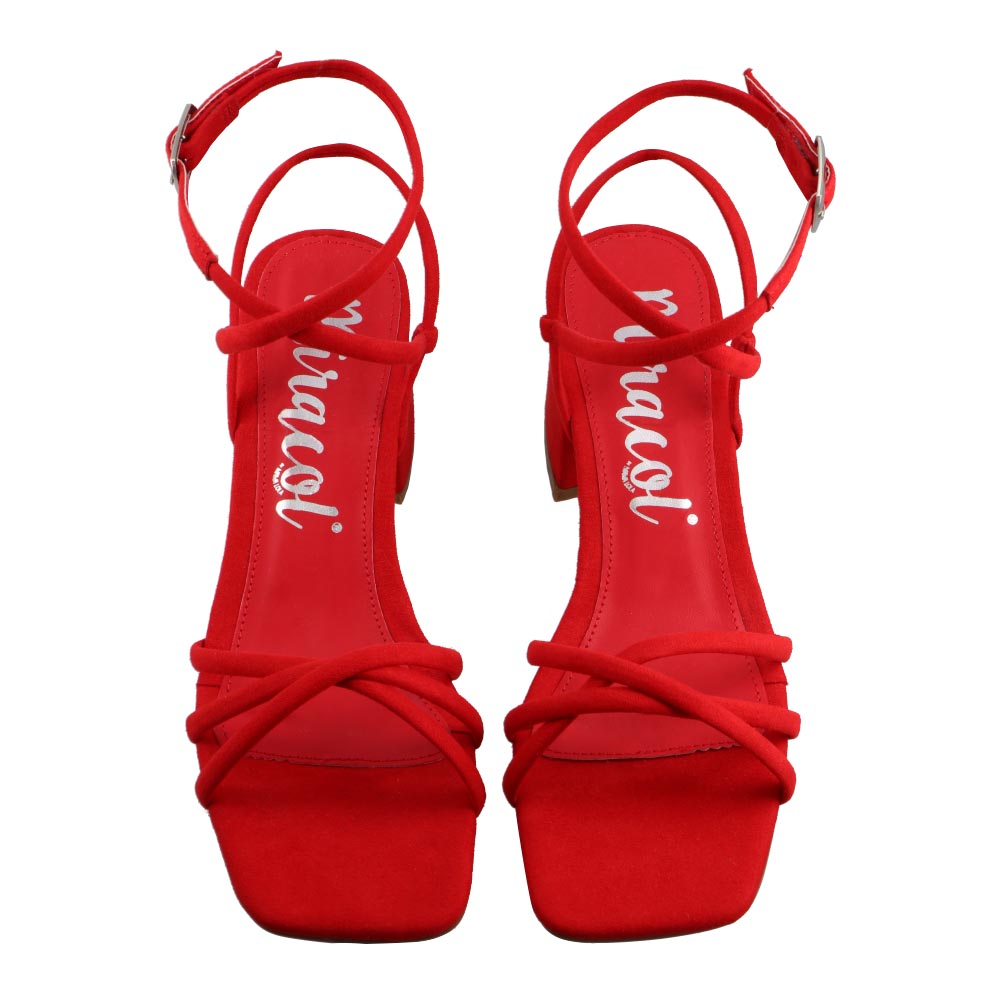 Foto 6 | Sandalia Mujer Miracol By Mama Lola 10247 Flama Sandalia Mujer Tacon Ancho Dama Talla 23 A 26 E