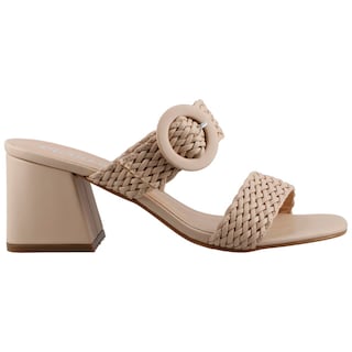 Foto 1 | Zapato Mujer Miracol By Mama Lola 8719 Avena Tacon Ancho Dama Talla 23 A 26 M