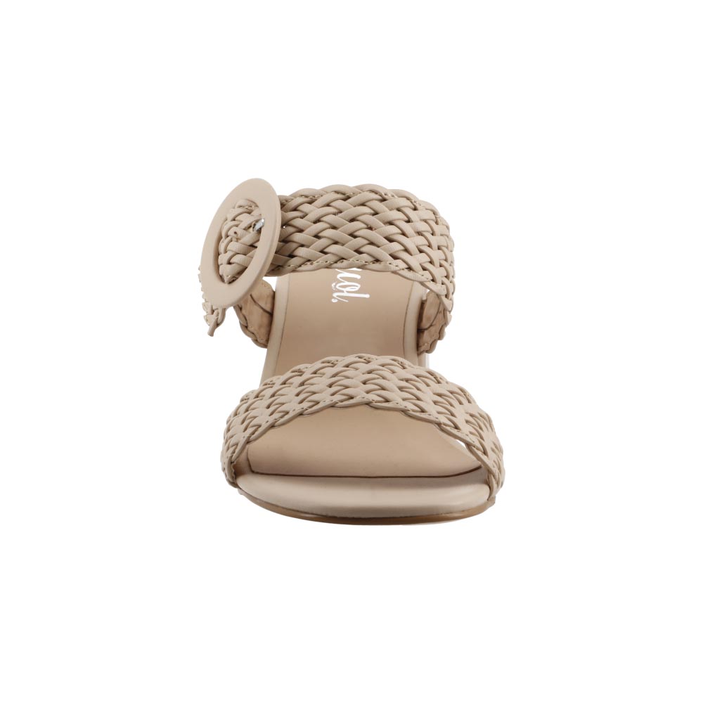 Foto 6 pulgar | Zapato Mujer Miracol By Mama Lola 8719 Avena Tacon Ancho Dama Talla 23 A 26 M