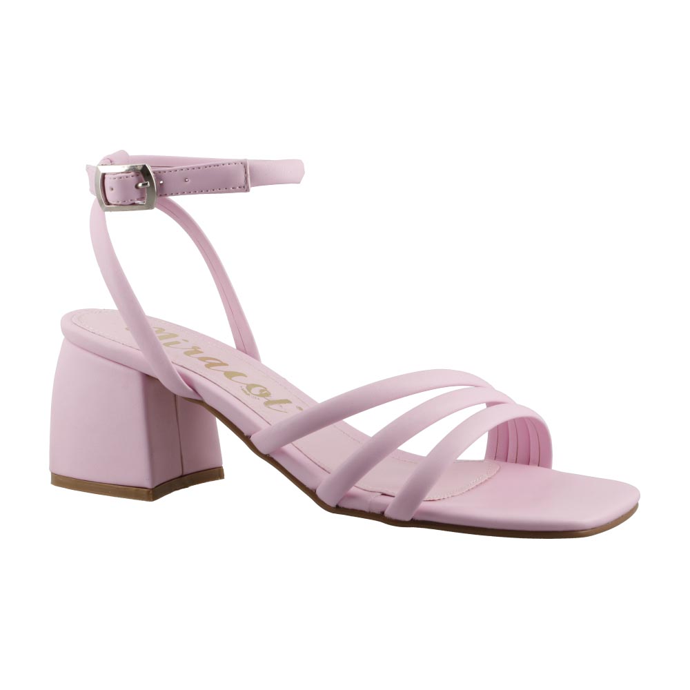 Foto 2 | Sandalia Mujer Miracol By Mama Lola 10241 Pirueta Sandalia Mujer Tacon Ancho Dama Talla 23 A 27 E