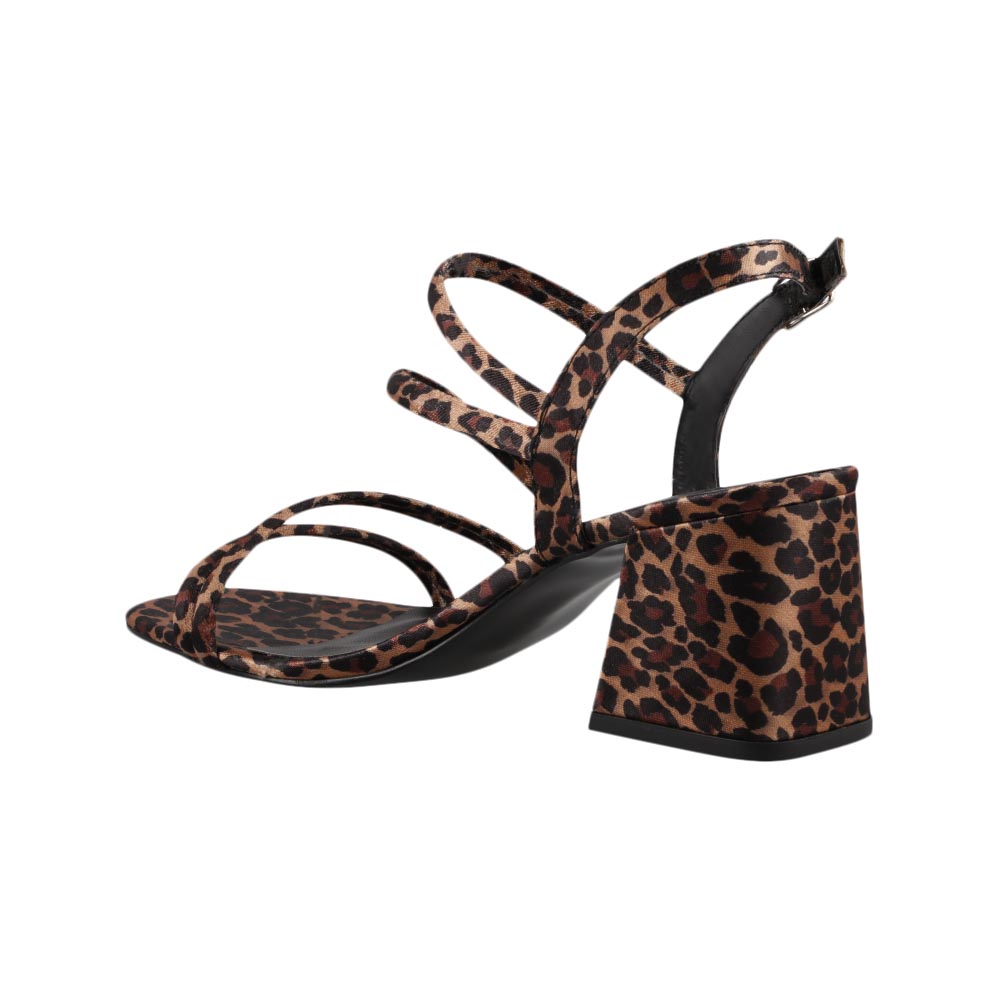 Foto 5 pulgar | Sandalia Mujer Miracol By Mama Lola 8715 Cafe Animal Print Sandalia Mujer Tacon Ancho Dama Talla 23 A 27 M