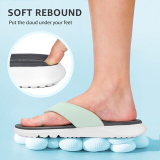 Foto 3 | Chanclas Stq Para Mujer, Con Soporte Para Arco De Playa, Color Verde Menta, Talla 36 - Venta Internacional.