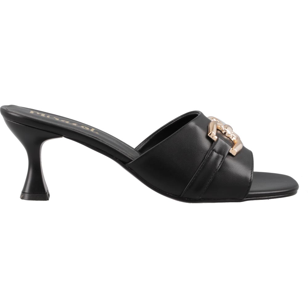 Foto 2 pulgar | Sandalia Mujer Vestir Miracol By Mama Lola 5106 Negro Tacon Bajo Comodo Casual Dama Talla 23 A 26 M