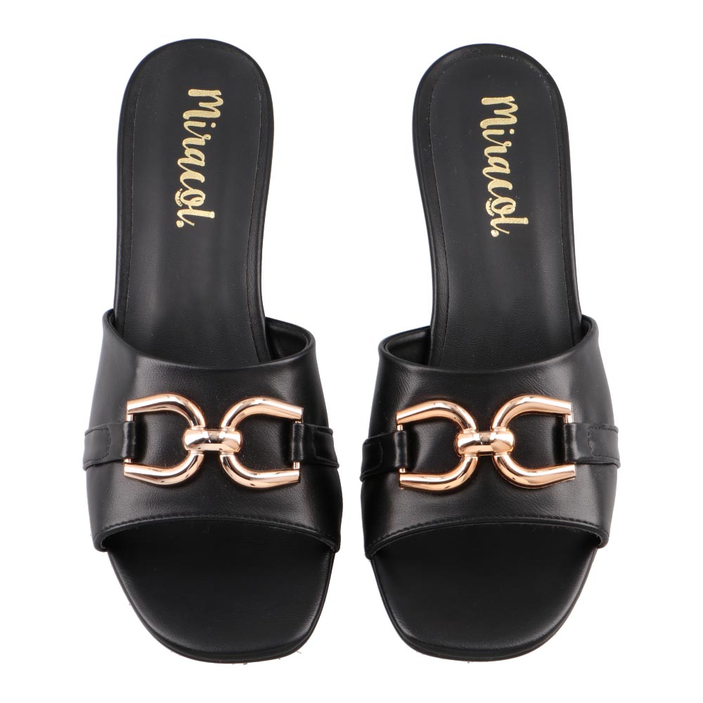 Foto 7 pulgar | Sandalia Mujer Vestir Miracol By Mama Lola 5106 Negro Tacon Bajo Comodo Casual Dama Talla 23 A 26 M