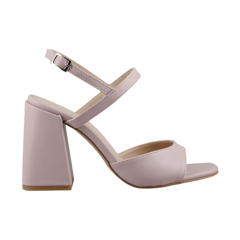 Sandalia Elegante Mujer Miracol By Mama Lola 8423 Taro Tacon Ancho Alto Dama Talla 23 A 26 M