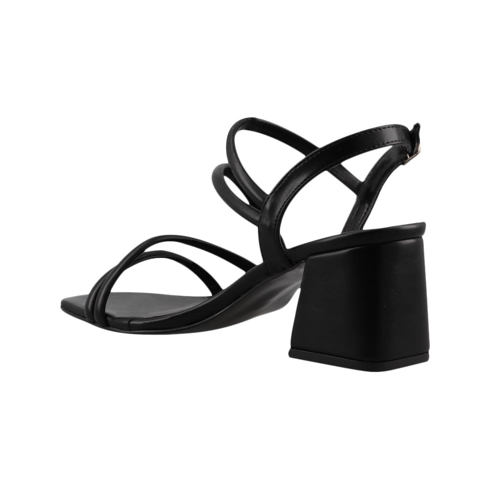 Foto 5 pulgar | Sandalia Mujer Miracol By Mama Lola 8715 Negro Sandalia Mujer Tacon Ancho Dama Talla 23 A 26 M