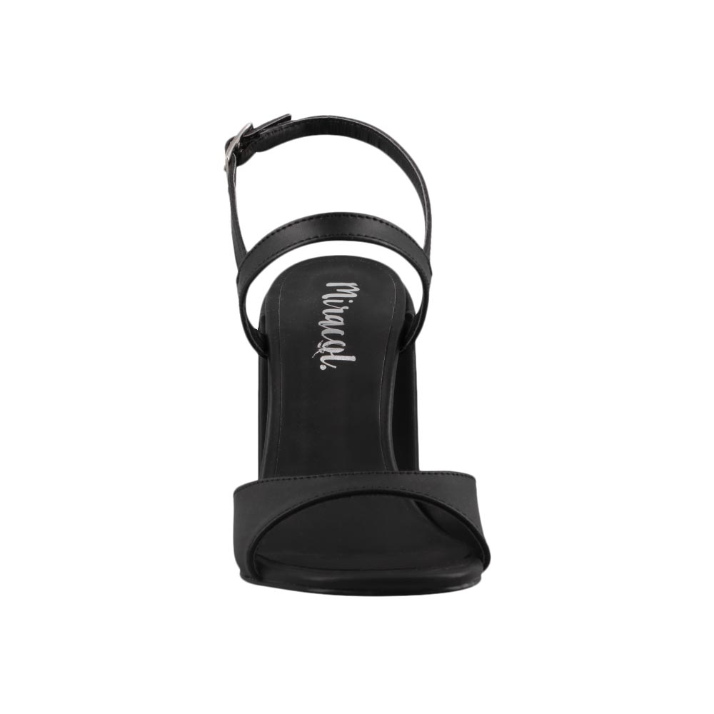 Foto 6 pulgar | Sandalia Elegante Mujer Miracol By Mama Lola 8423 Negro  Tacon Ancho Alto Dama Talla 23 A 26 E
