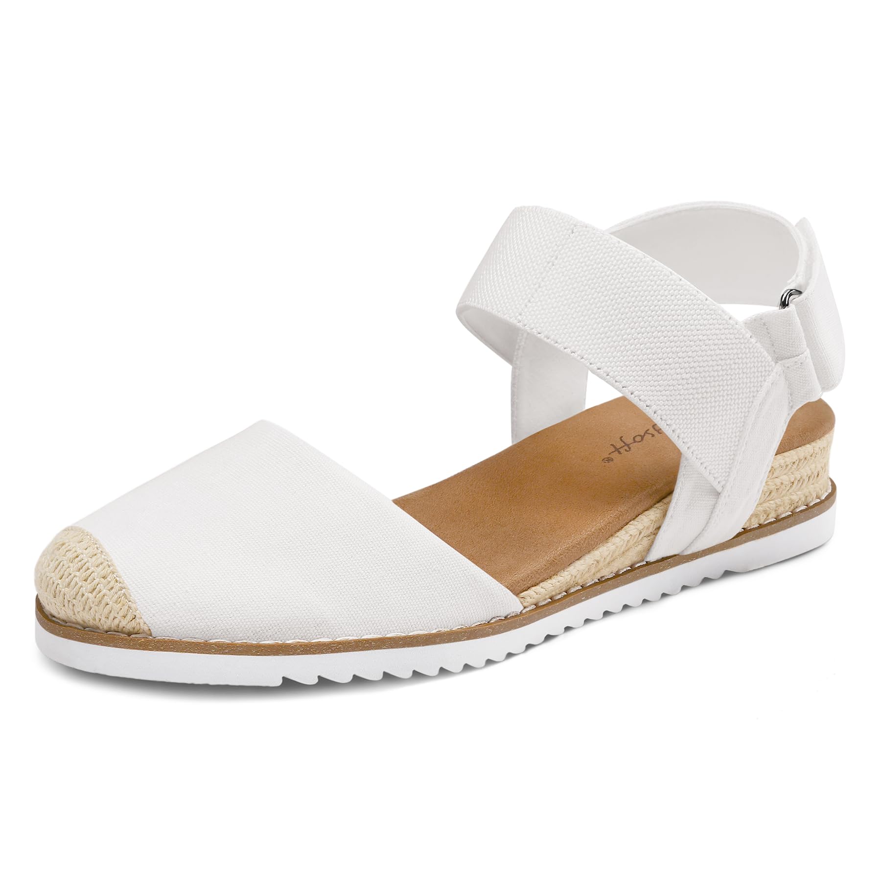 Foto 2 pulgar | Sandalias Mysoft Para Mujer, Cuña Baja, Punta Cerrada, Cómodas - Venta Internacional.