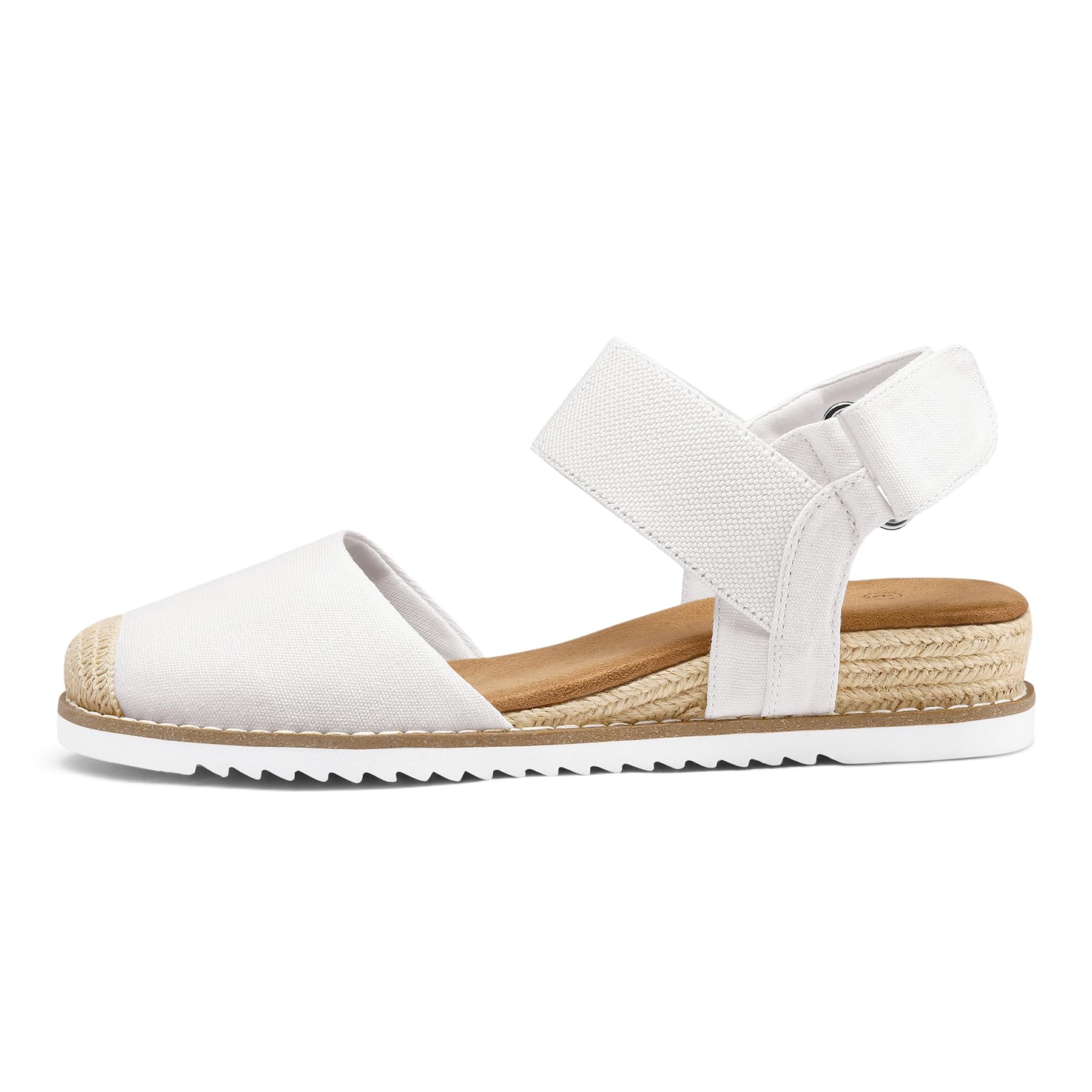 Foto 4 pulgar | Sandalias Mysoft Para Mujer, Cuña Baja, Punta Cerrada, Cómodas - Venta Internacional.