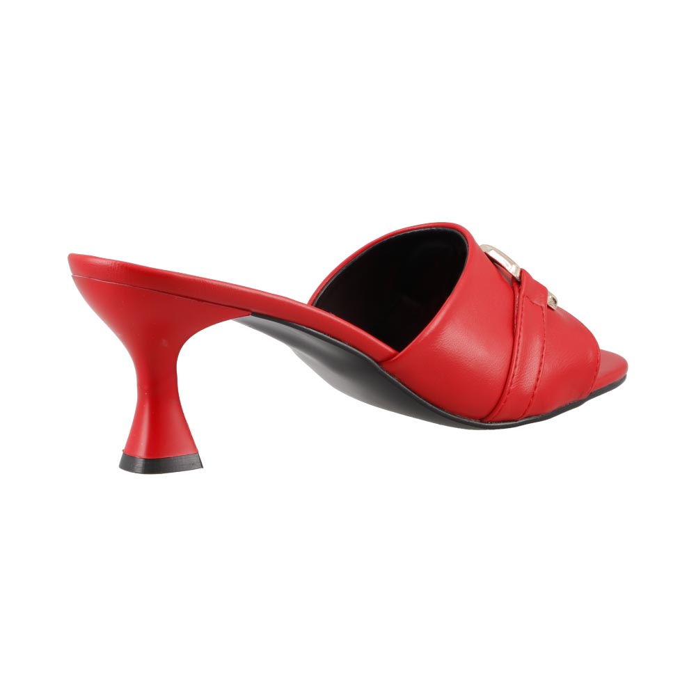 Foto 4 pulgar | Sandalia Mujer Vestir Miracol By Mama Lola 5106 Rojo Tacon Bajo Comodo Casual Dama Talla 23 A 26 M