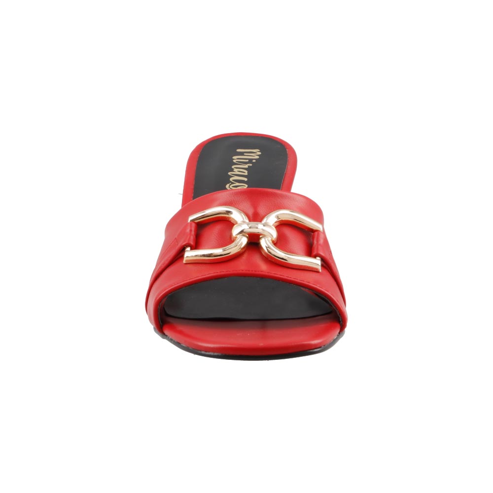 Foto 6 pulgar | Sandalia Mujer Vestir Miracol By Mama Lola 5106 Rojo Tacon Bajo Comodo Casual Dama Talla 23 A 26 M