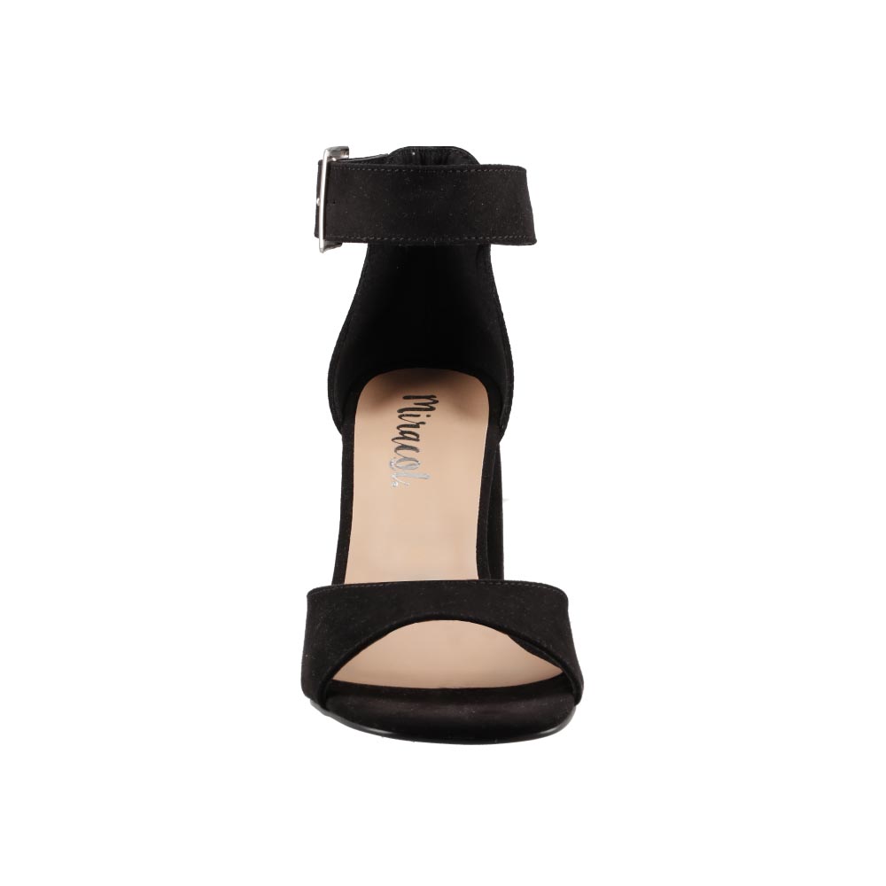 Foto 6 pulgar | Sandalia Elegante De Mujer Miracol By Mama Lola 9819 Negro Sofisticada Dama Talla 23 A 26 M