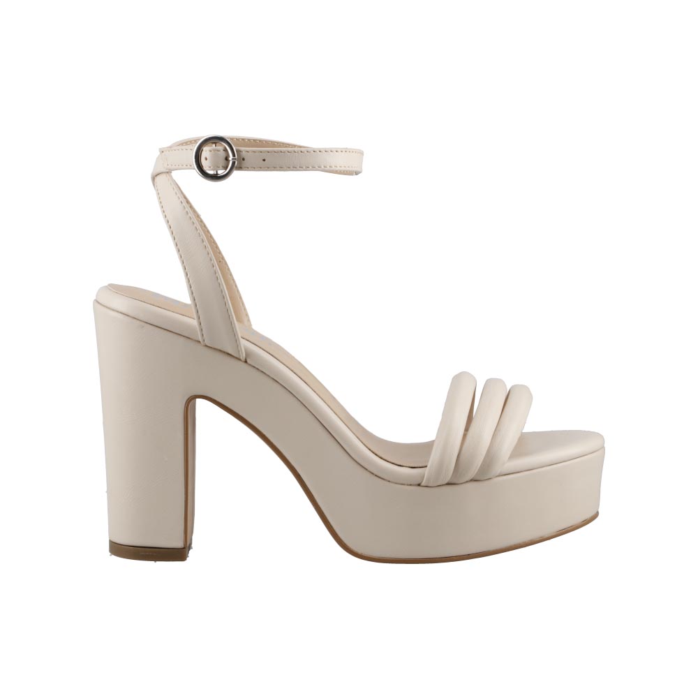 Sandalia Dama Elegante Miracol By Mama Lola 5400 Ecru Sandalia Tacon Alto Elegante Talla 23 A 26 M