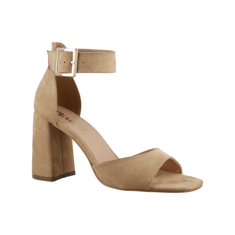Foto 3 pulgar | Sandalia Elegante De Mujer Miracol By Mama Lola 9819 Ocre Sofisticada Dama Talla 23 A 26 M