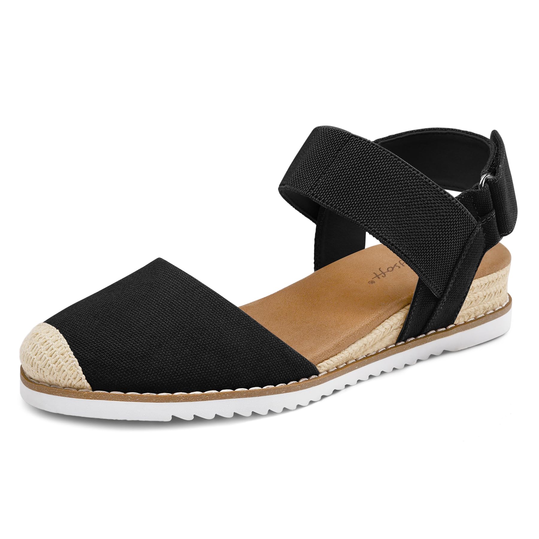 Alpargatas Sandals Mysoft Para Mujer Con Cuña Baja Y Punta Cerrada - Venta Internacional.